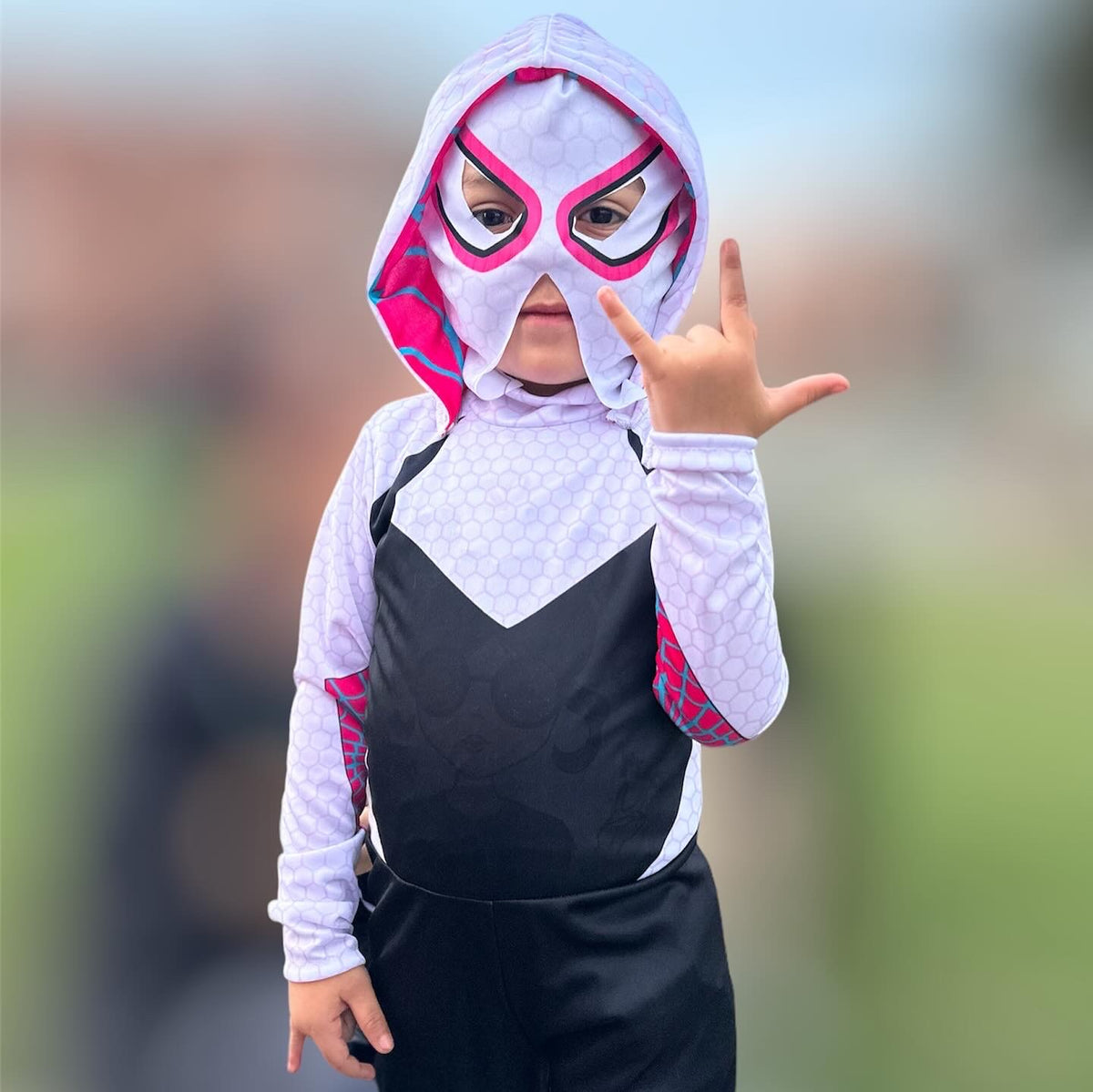 Disfraz Spider-Gwen Niña | Traje Completo con Máscara