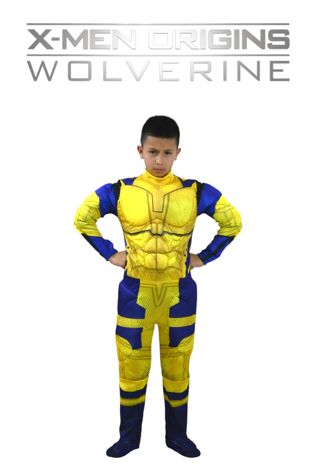 Disfraz Wolverine X-Men para niños – Traje con músculos y máscara