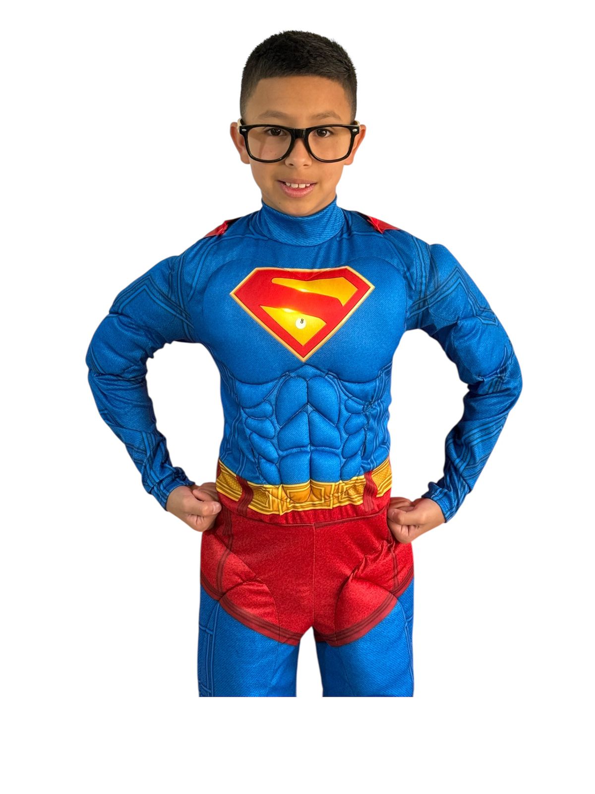 🦸‍♂️ Disfraz Superman Clásico Infantil + Capa para Mascota 🐶 | Acolchado y Envío Gratis en Colombia