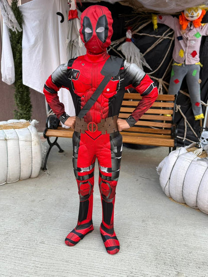 Disfraz Deadpool para niños – Traje acolchado con músculos y máscara